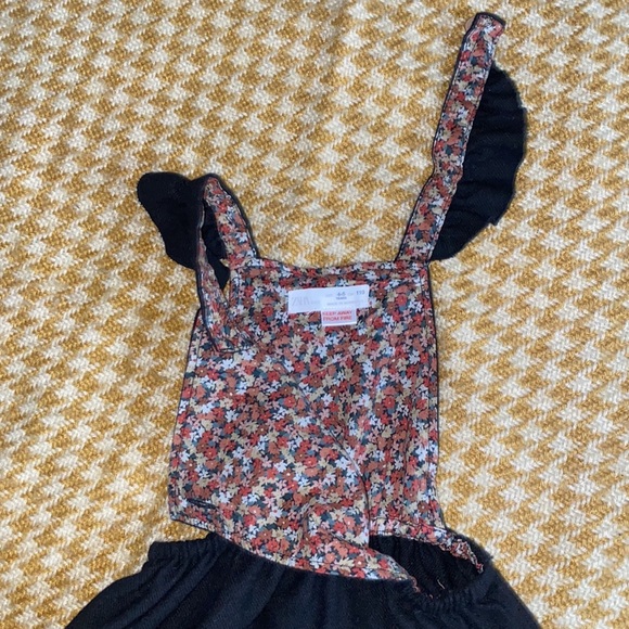 Zara Black Pinafore Dress 4-5Y - Picture 7 of 8